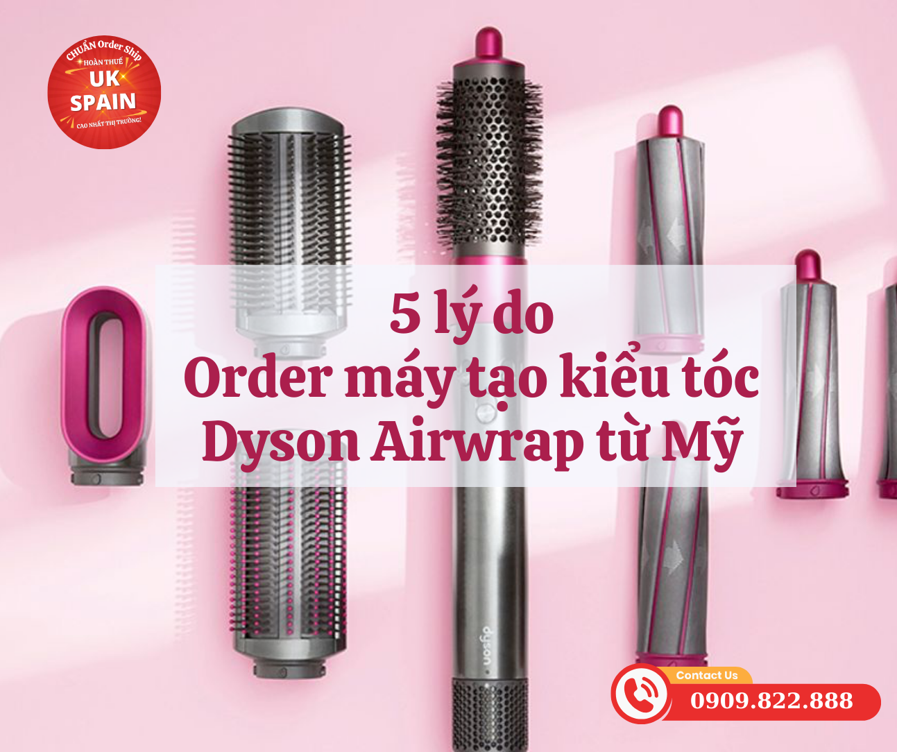 Máy tạo kiểu tóc Dyson Airwrap là một sản phẩm đột phá của thương hiệu Dyson, nổi tiếng với các sản phẩm công nghệ cao cấp và sáng tạo.