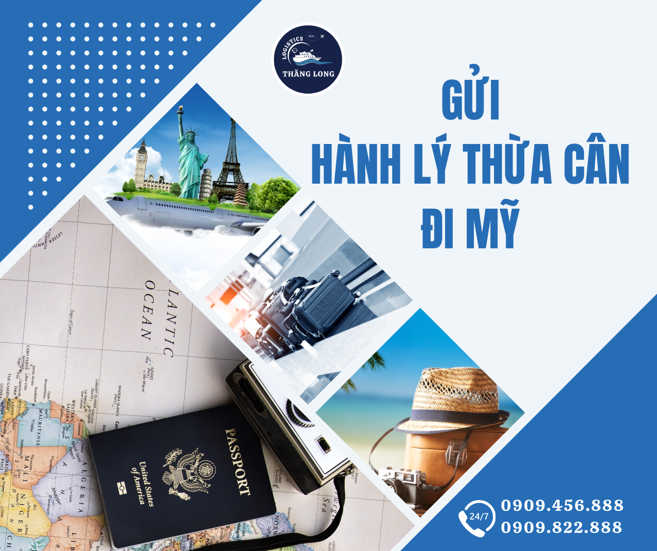 Quy trình gửi hành lý thừa cân đi Mỹ của THĂNG LONG Logistics được thiết kế để đơn giản hóa mọi bước cho khách hàng.