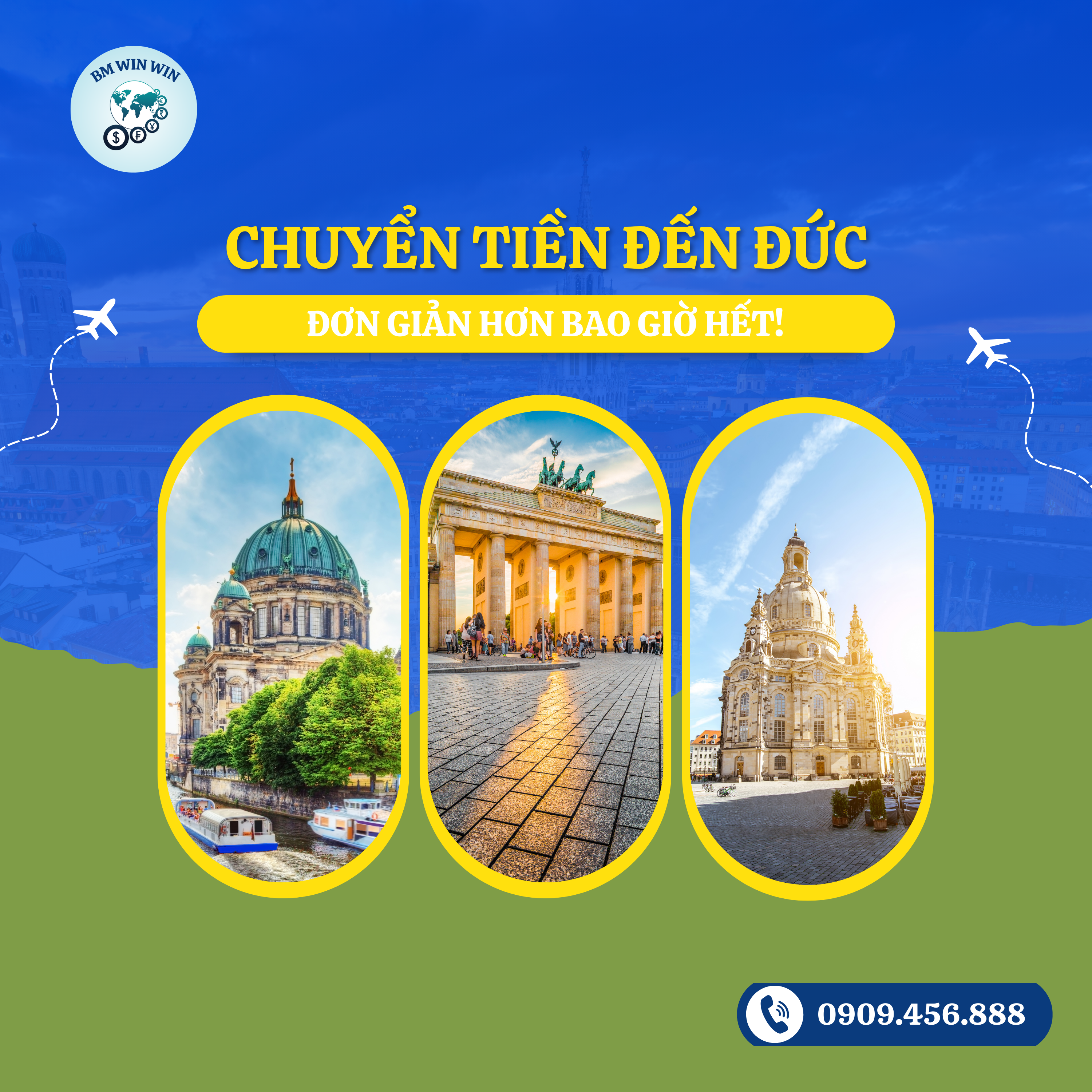 Dịch vụ chuyển tiền đi Đức của BM Win Winkhông chỉ đơn thuần là phương tiện chuyển tiền mà còn là một đối tác tin cậy, mang đến sự an toàn, nhanh chóng và tiết kiệm cho mọi khách hàng.