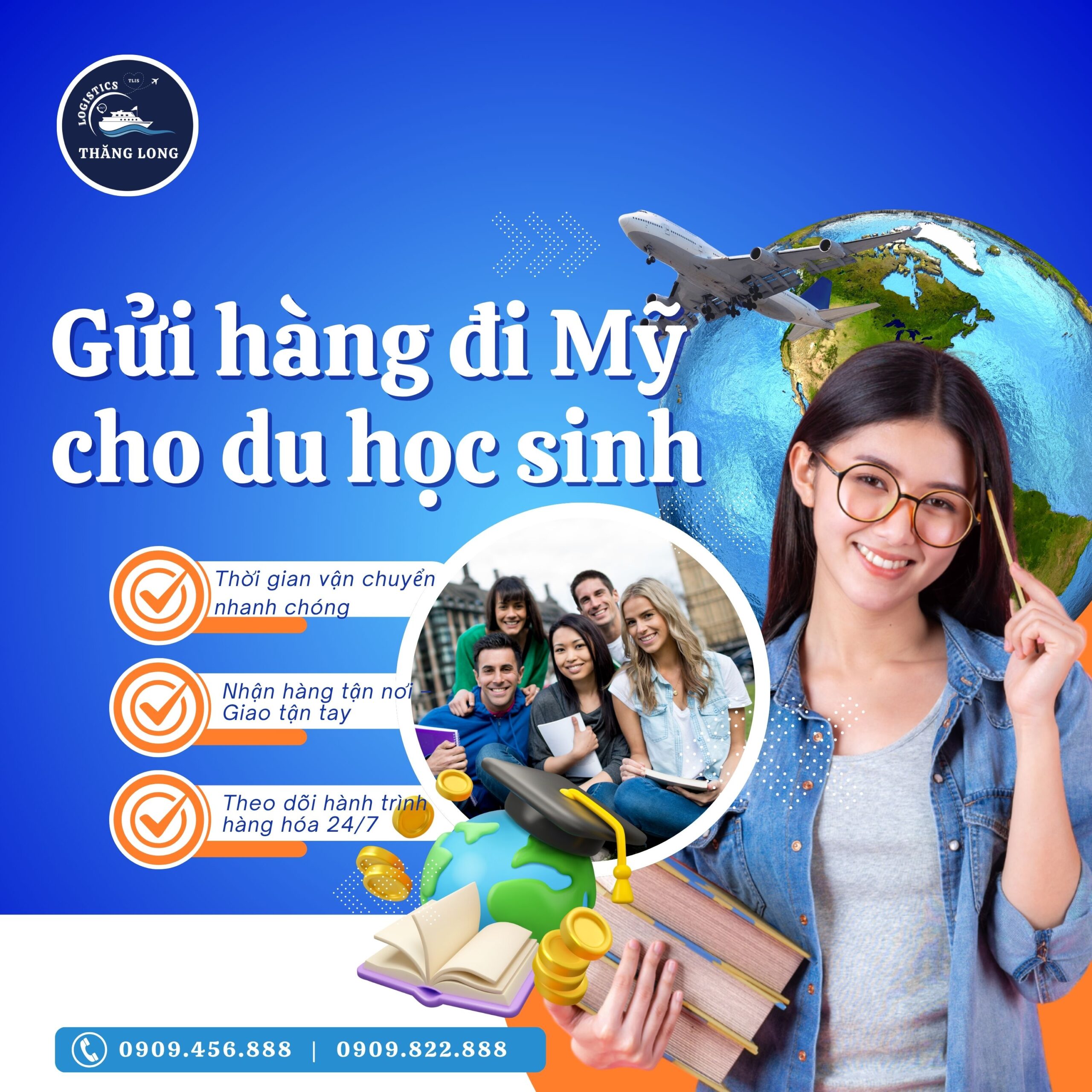 Gửi hàng đi Mỹ cho du học sinh không chỉ là chuyển hàng hóa, mà còn là cách kết nối tình thân, mang yêu thương từ Việt Nam đến những người con xa xứ. Và THĂNG LONG Logistics tự hào là đơn vị đồng hành đáng tin cậy cho hành trình ấy.