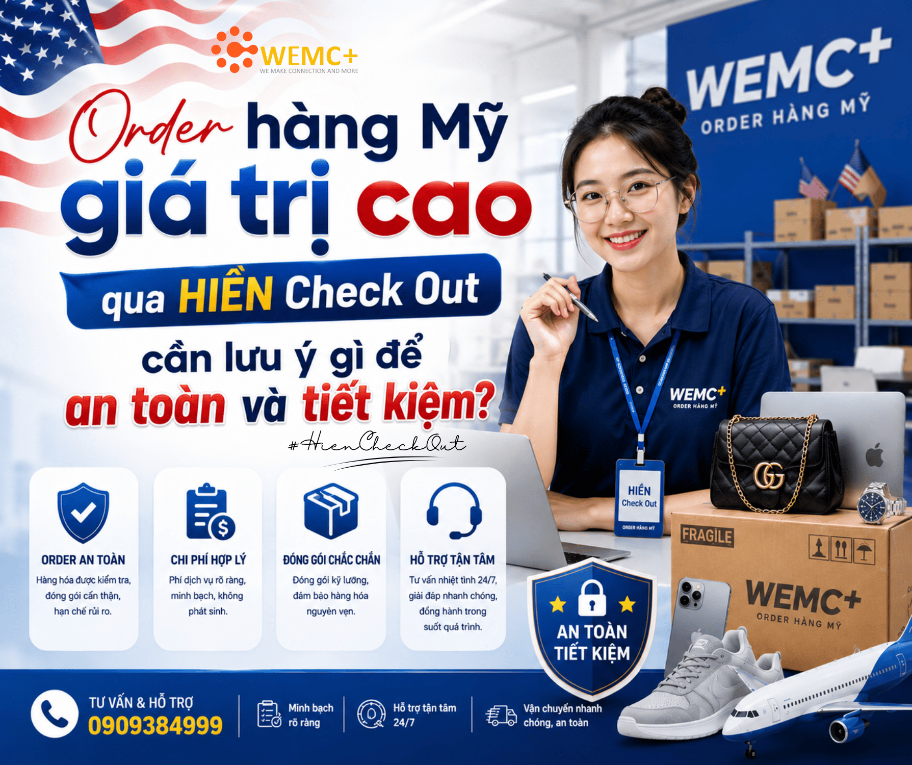 Order hàng Mỹ giá trị cao mang lại nhiều lợi ích về chất lượng và giá thành, nhưng cũng đi kèm nhiều rủi ro nếu thiếu kinh nghiệm.