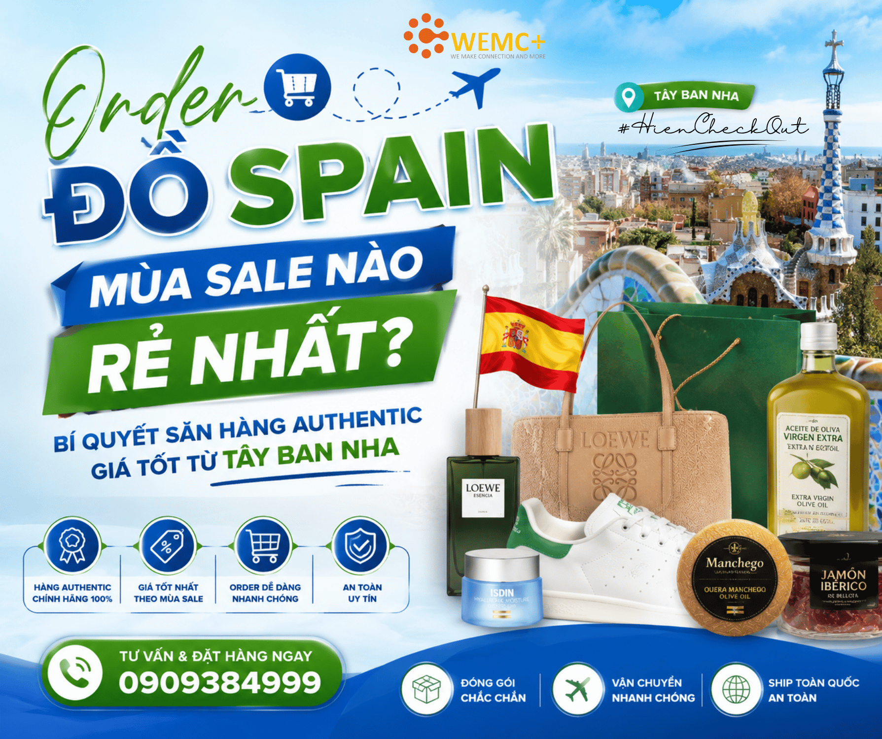Order đồ Spain mùa sale nào rẻ nhất? Câu trả lời là Winter Sale tháng 1 với mức giảm giá có thể lên tới 80%. Bên cạnh đó, Summer Sale và Black Friday cũng là những thời điểm tuyệt vời để săn hàng authentic giá tốt. Việc nắm rõ lịch sale Spain sẽ giúp bạn tiết kiệm đáng kể chi phí khi mua Zara, Mango, Massimo Dutti và nhiều thương hiệu nổi tiếng khác.