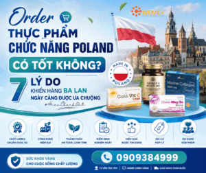 Order thực phẩm chức năng Poland có tốt không? Câu trả lời là hoàn toàn có. Với tiêu chuẩn sản xuất châu Âu, nguồn nguyên liệu chất lượng, công thức an toàn và mức giá hợp lý, thực phẩm chức năng Ba Lan đang trở thành xu hướng được nhiều người tiêu dùng Việt Nam lựa chọn. Nếu bạn đang muốn order thực phẩm chức năng Ba Lan chính hãng, hãy lựa chọn đơn vị mua hộ uy tín như HIỀN Check Out để đảm bảo sản phẩm chất lượng, nguồn gốc rõ ràng và tối ưu chi phí vận chuyển.